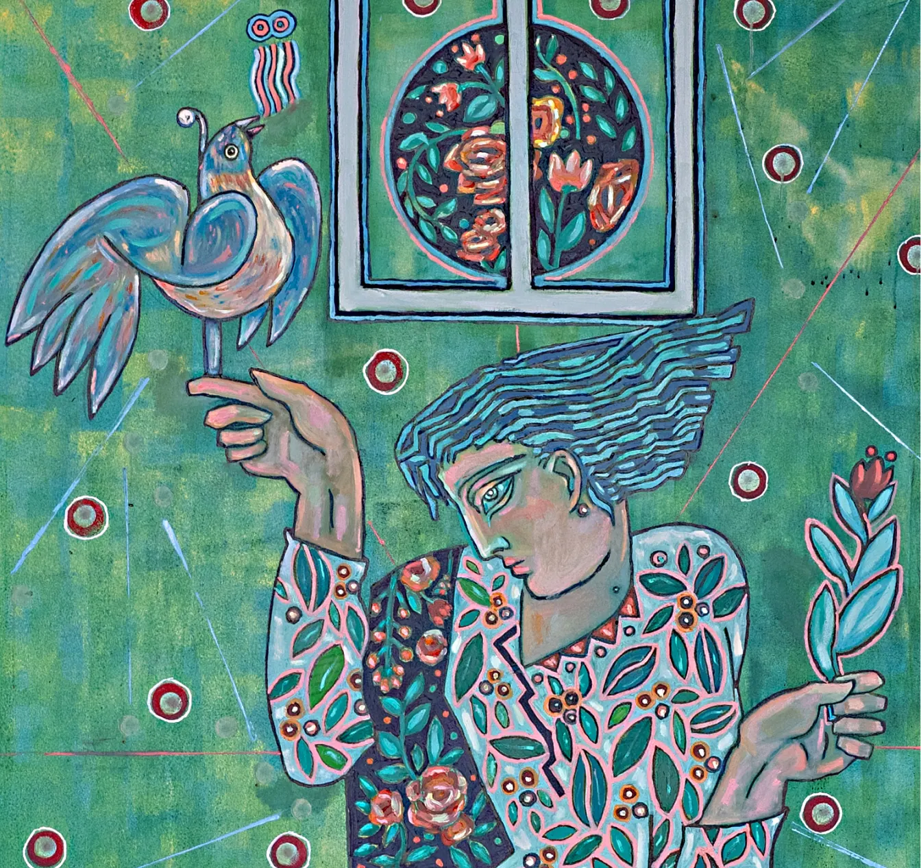 Painting 11 by Dr. Fardin Sadegh Ayoubi