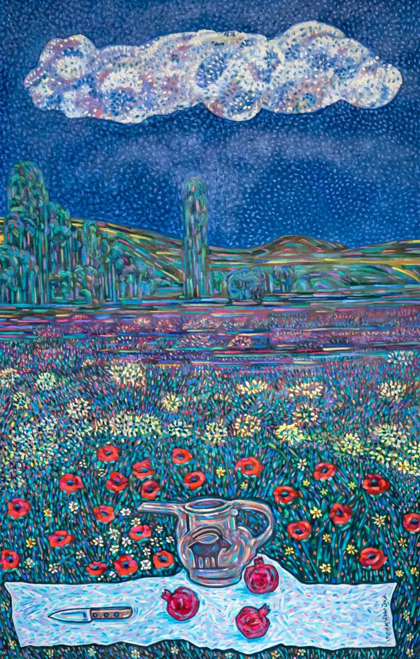 Painting 12 by Dr. Fardin Sadegh Ayoubi