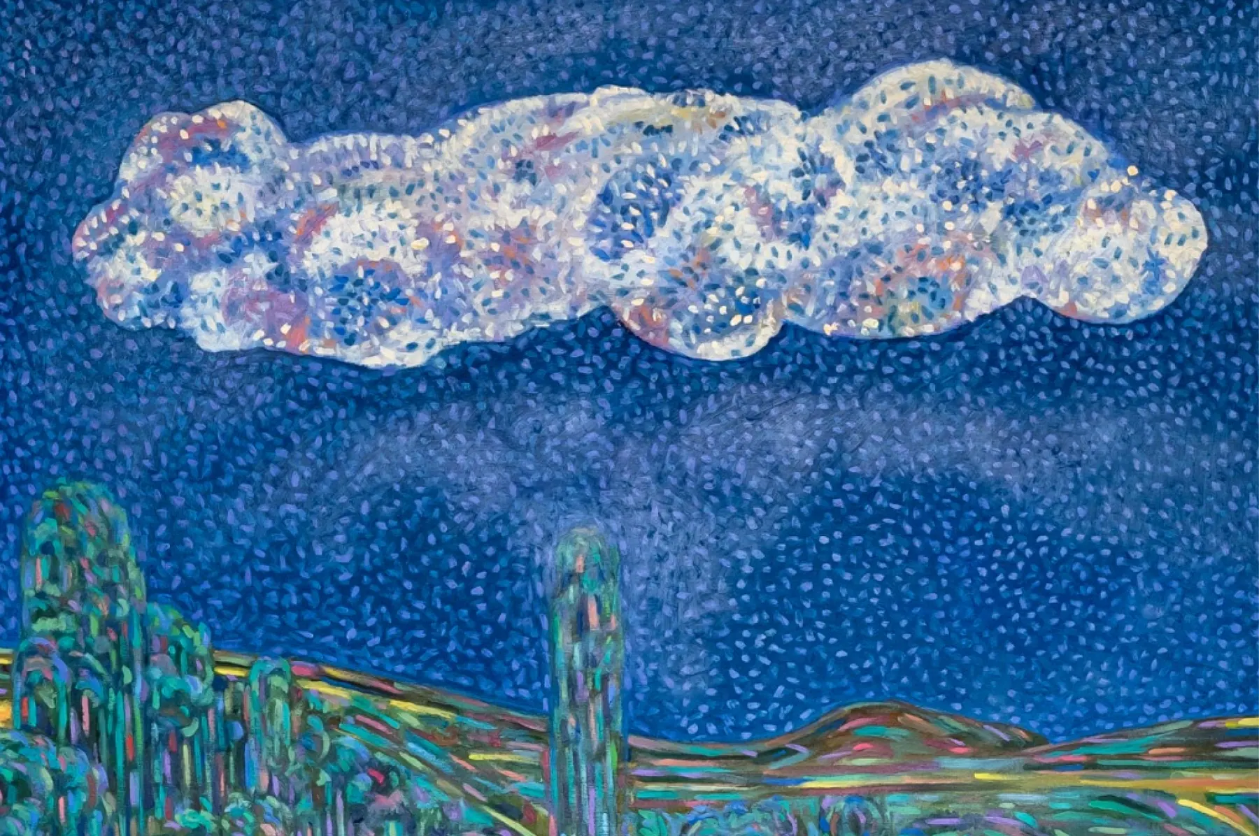 Painting 13 by Dr. Fardin Sadegh Ayoubi
