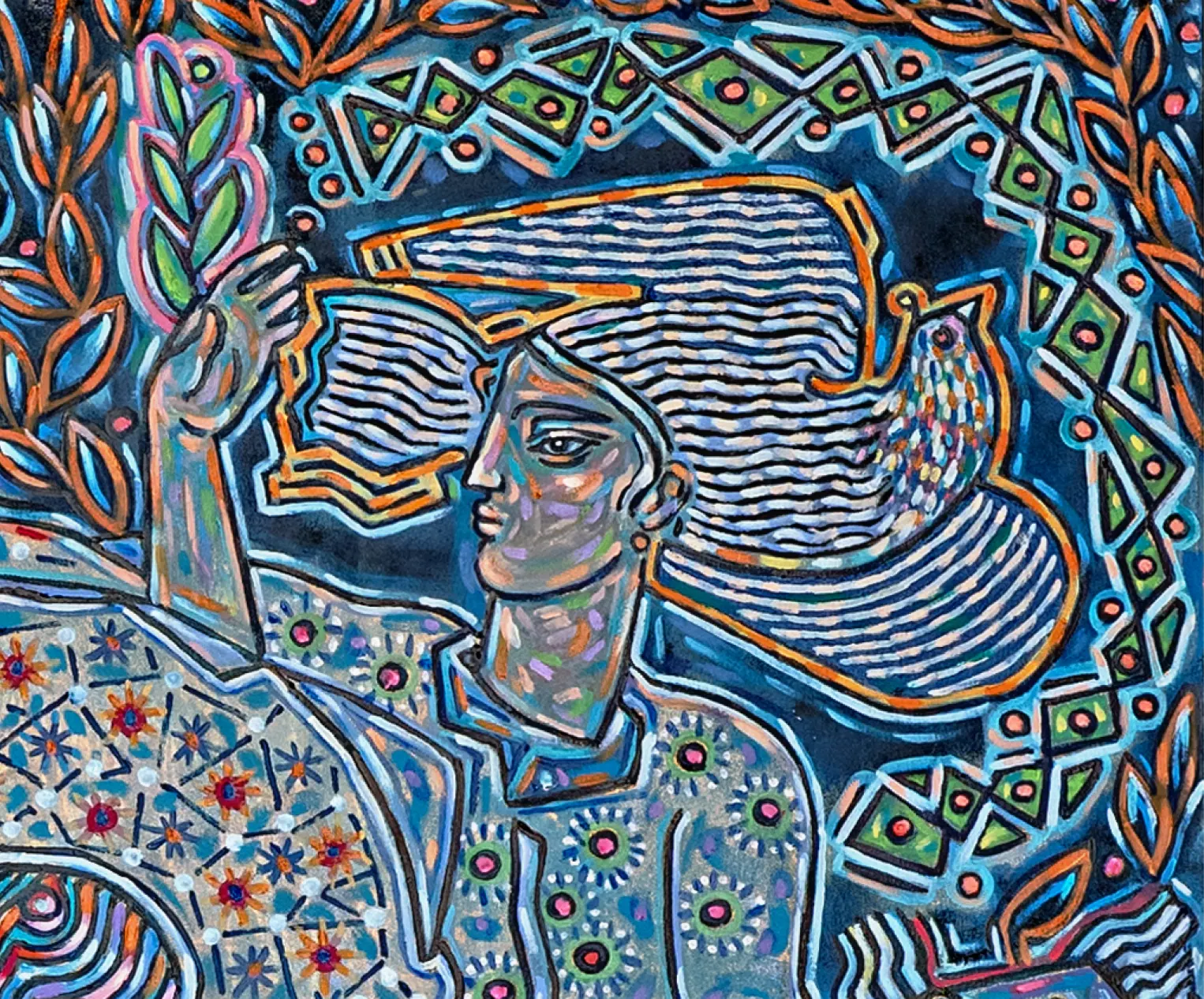 Painting 15 by Dr. Fardin Sadegh Ayoubi