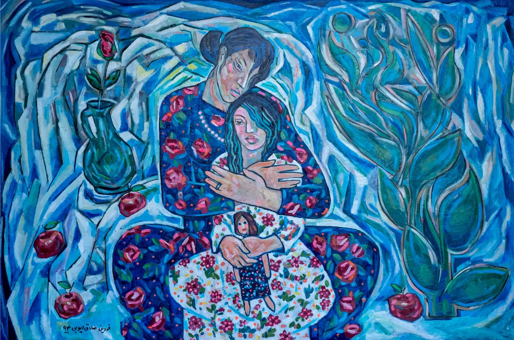 Painting 19 by Dr. Fardin Sadegh Ayoubi