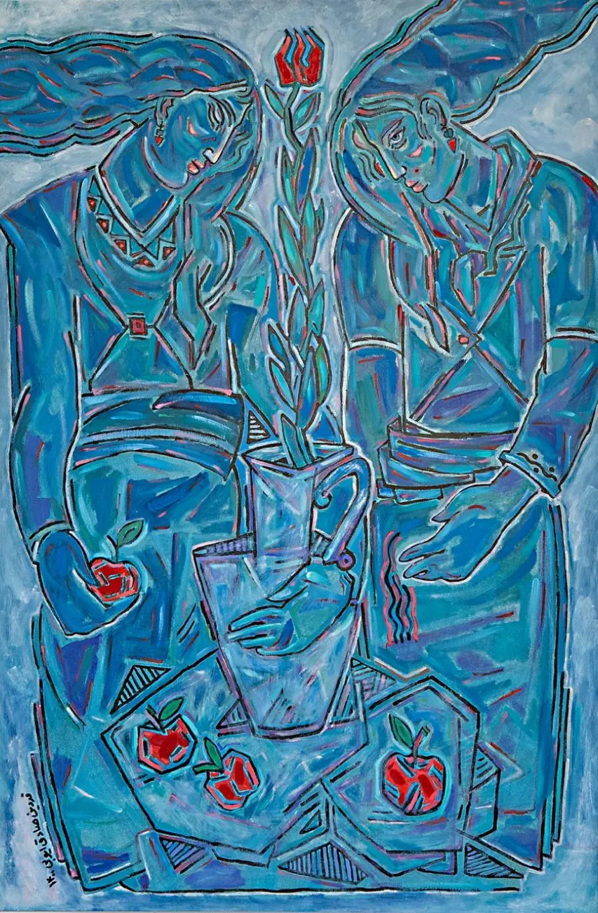 Painting 4 by Dr. Fardin Sadegh Ayoubi