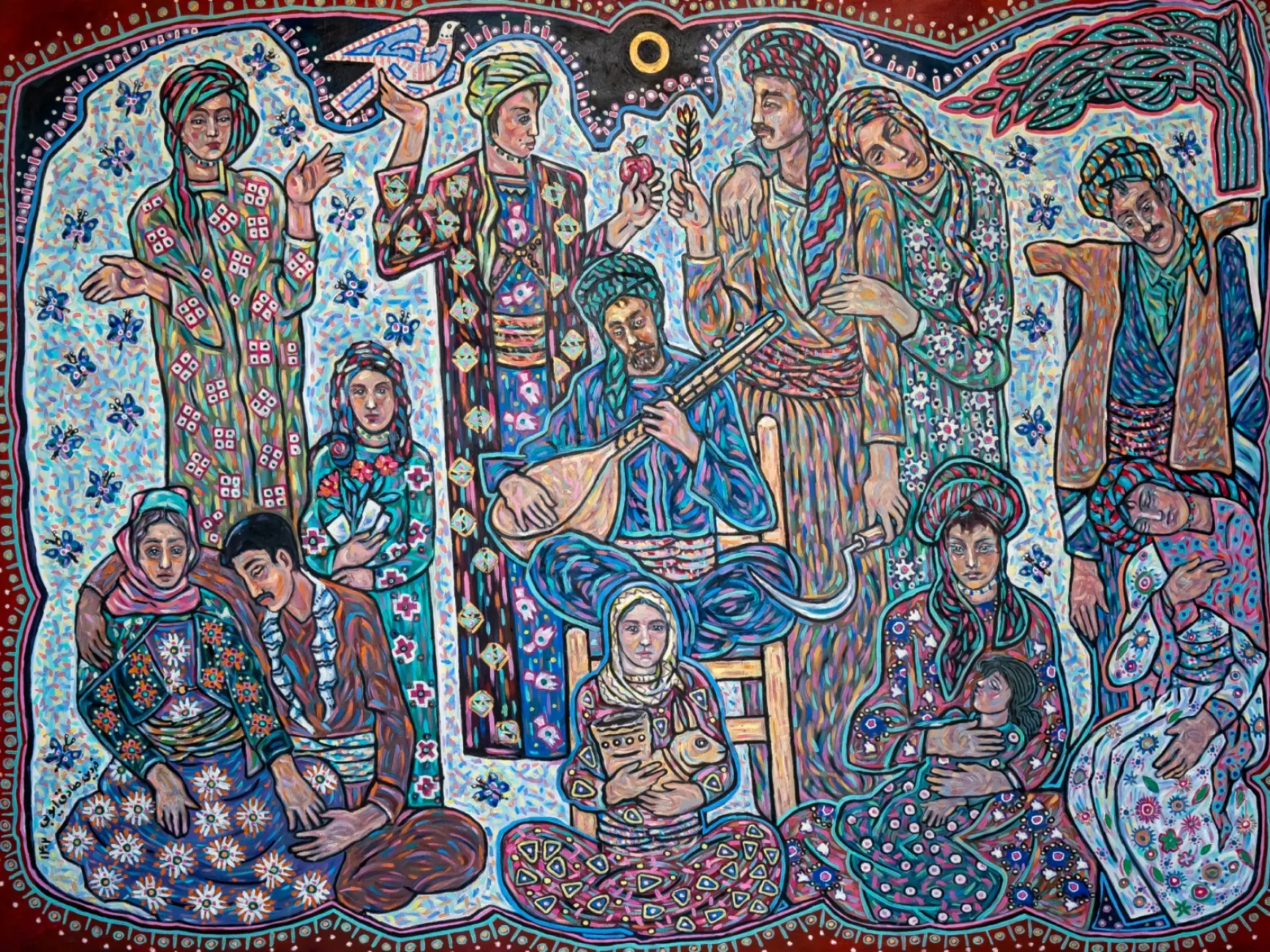 Painting 8 by Dr. Fardin Sadegh Ayoubi